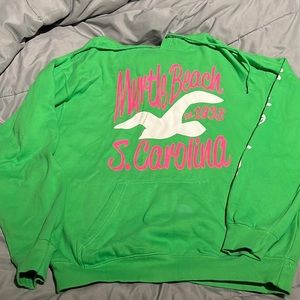 Pink and Green Hoodie